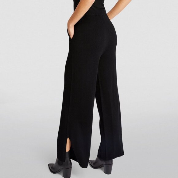 NWT Wolford Black Cashmere Flared Pants Size S / US 26 - Picture 3 of 7
